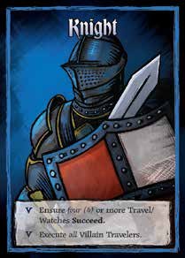 The Knight game card